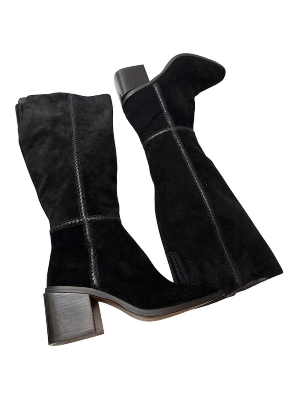 Vince Camuto Women's Kaleeca- black suede womens 7..5m, slightly worn